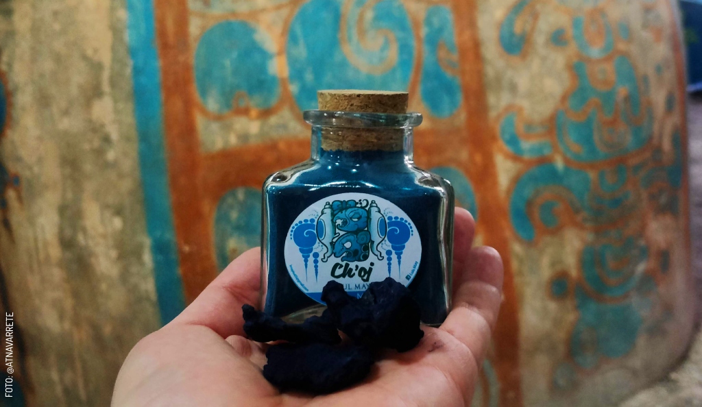 2405 Azul Maya Pigmento Dzan Luis May by Atnavarrete-1