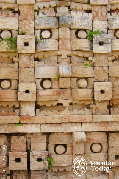 2405 Mascaron Chaac at Kabah by Carlos Rosado