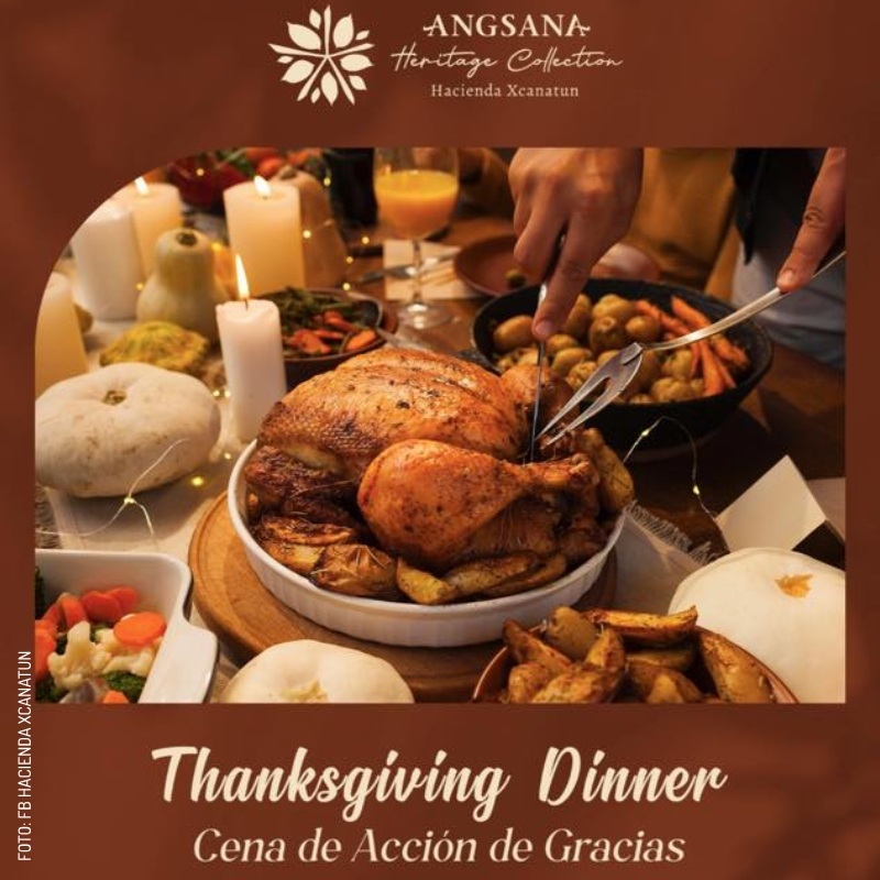 2411 Cena de Accion de Gracias by FB Hacienda Xcanatun