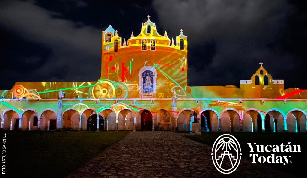 2412 Izamal Senderos de Luz video mapping by Arturo Sanchez