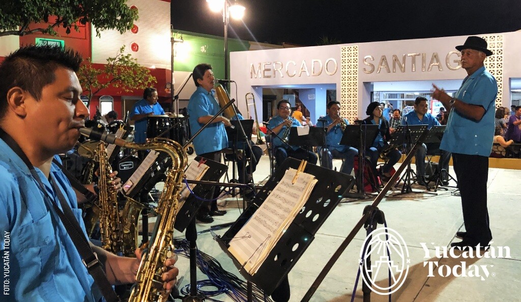 2412 Parque de Santiago Merida Banda Musica Danzon by Yucatan Today