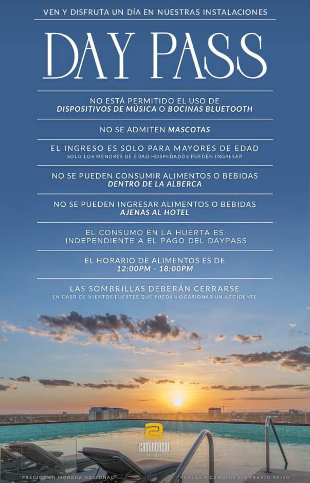 Camino Real Merida Day Pass 2025 b