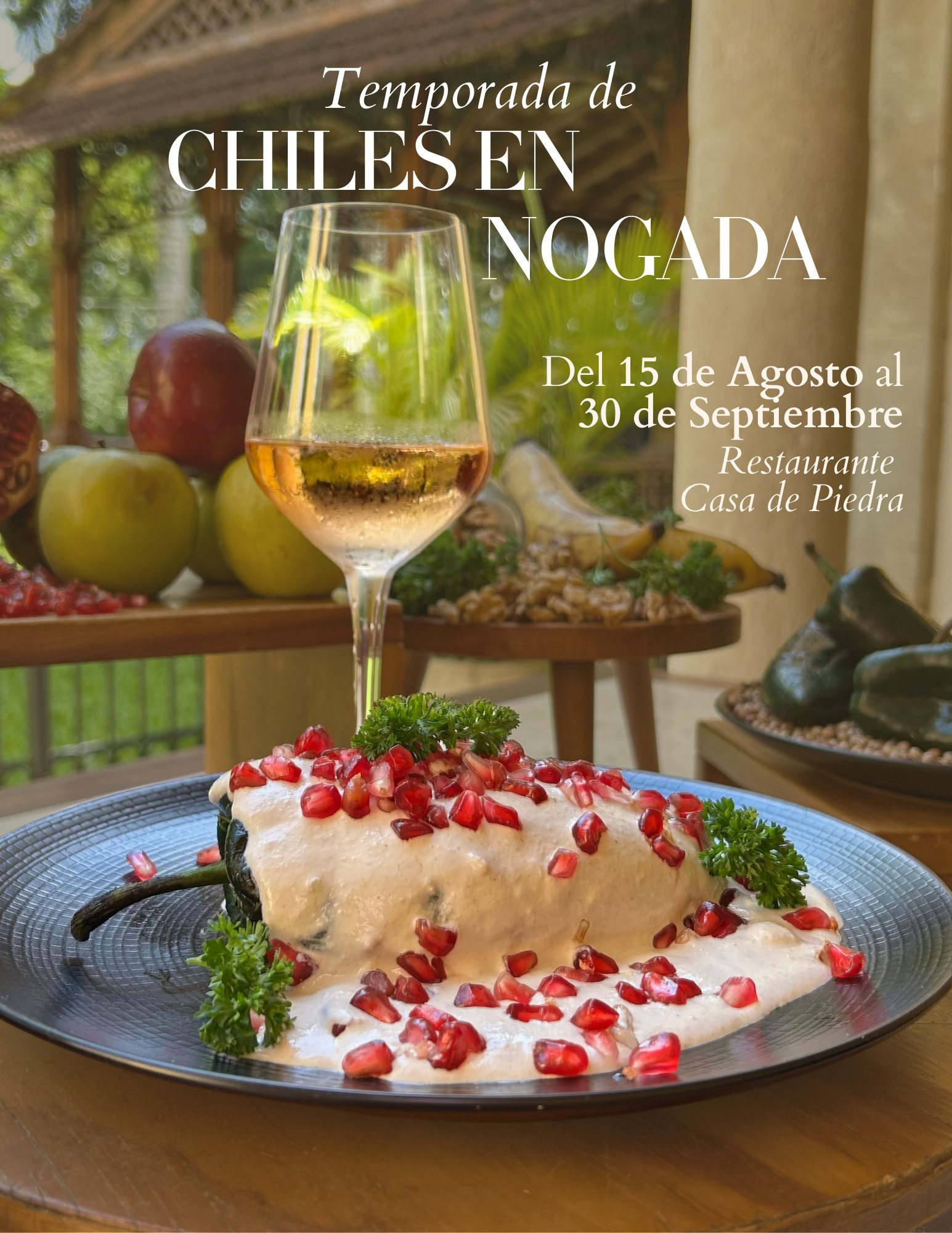 Chiles en Nogada 2025 Xcanatun