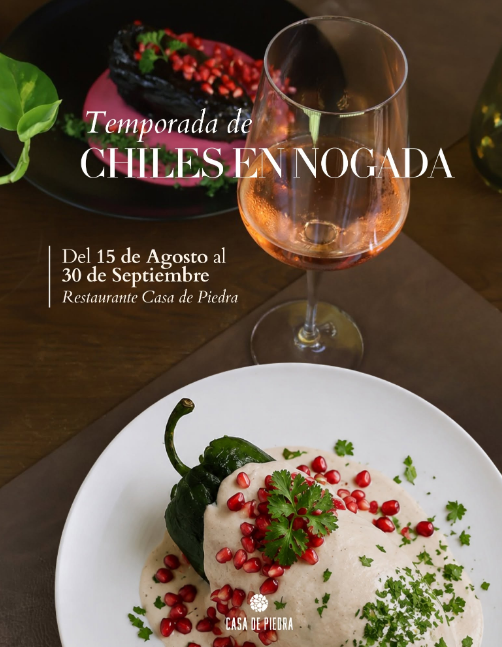 Chiles en Nogada Hacienda Xcanatun 2026