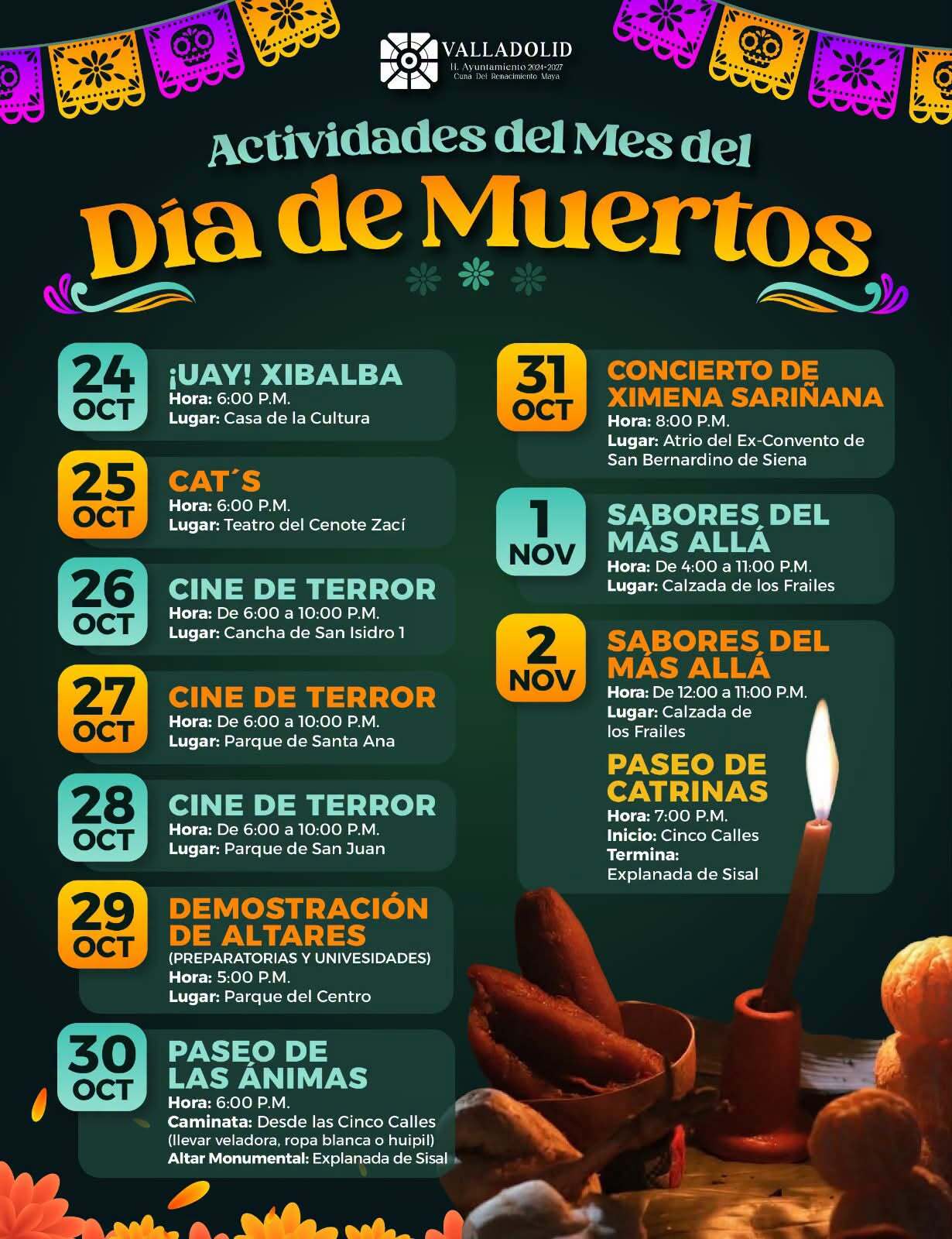 Dia de Muertos Valladolid 2026