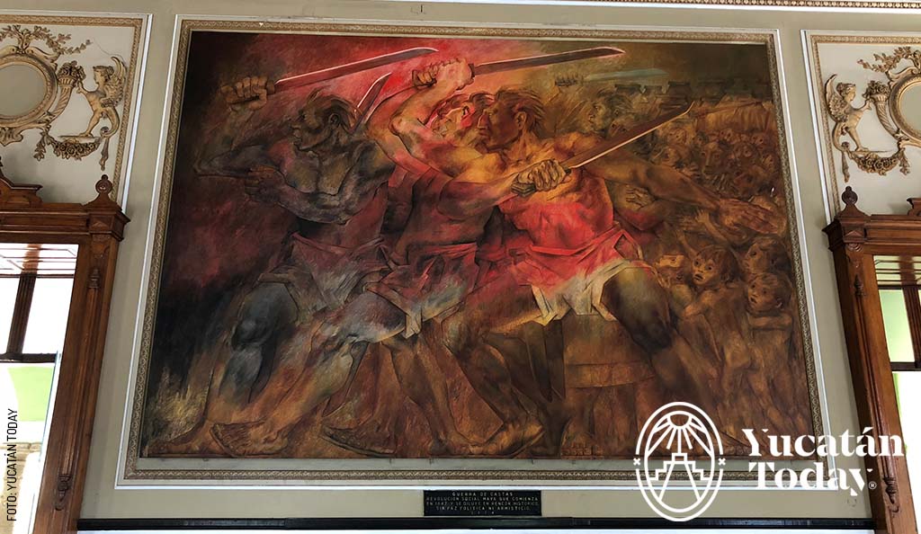 Cuadro Guerra de Castas Palacio de Gobierno by Yucatán Today