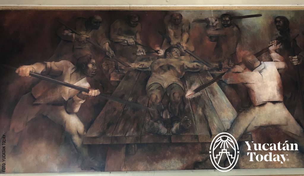 Jacinto Canek cuadros Palacio de Gobierno by Yucatán Today