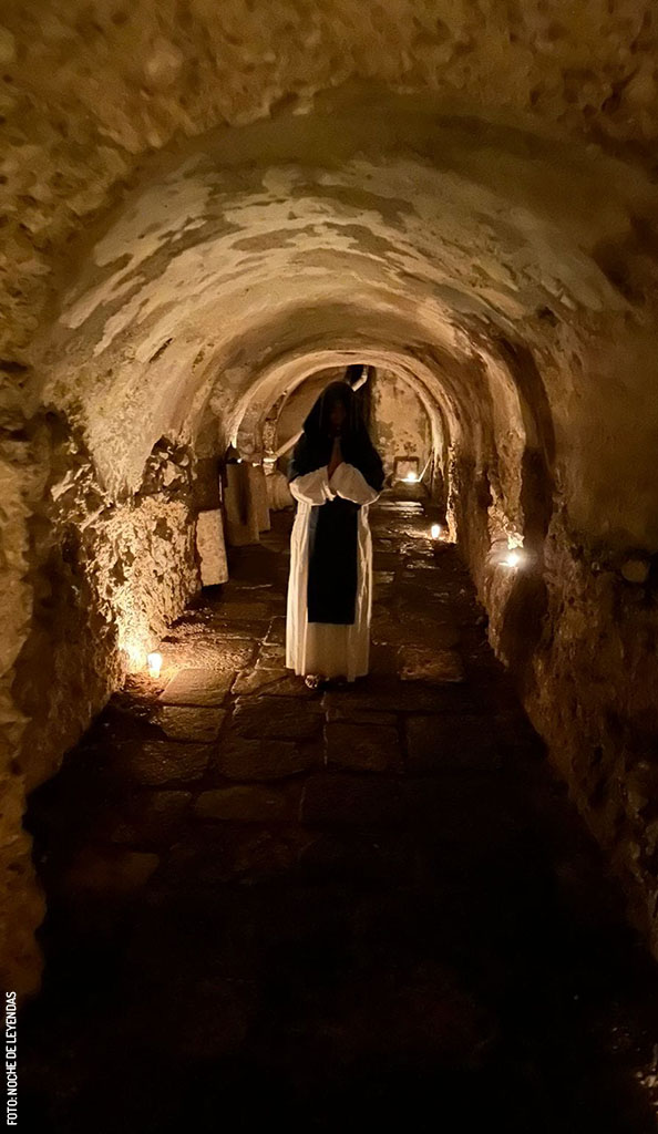 Mérida underground tunnels by Noche de Leyendas