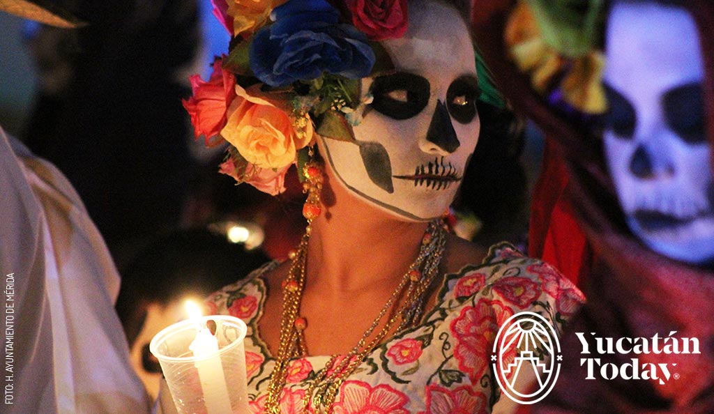 Mujer - catrina - paseo de las ánimas