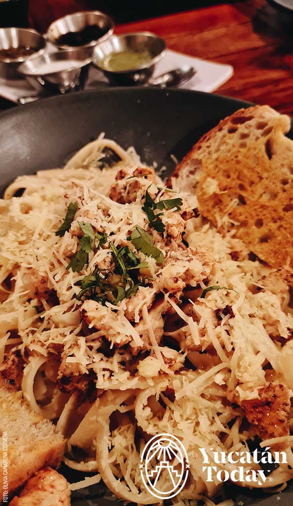 Pasta Alfredo en Idilio