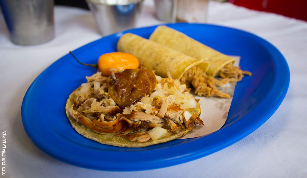 Taquería La Lupita - taco de cochinita